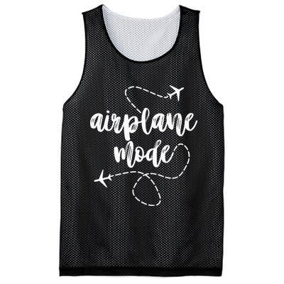 Mode Airplane Summer Vacation Travel Airplane Mesh Reversible Basketball Jersey Tank