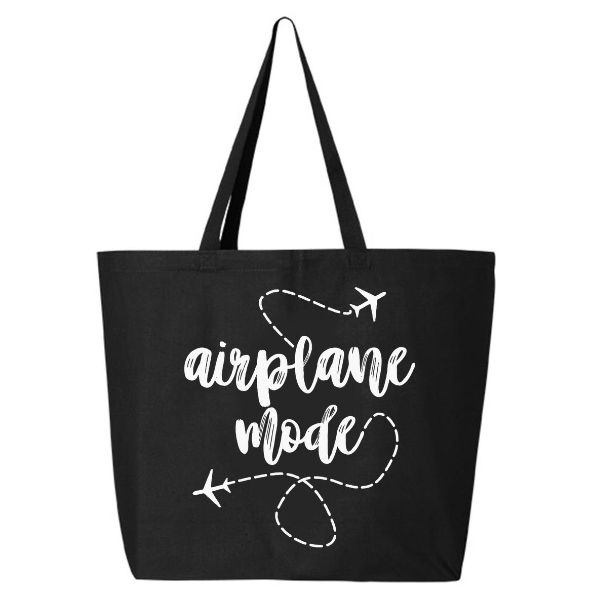 Mode Airplane Summer Vacation Travel Airplane 25L Jumbo Tote
