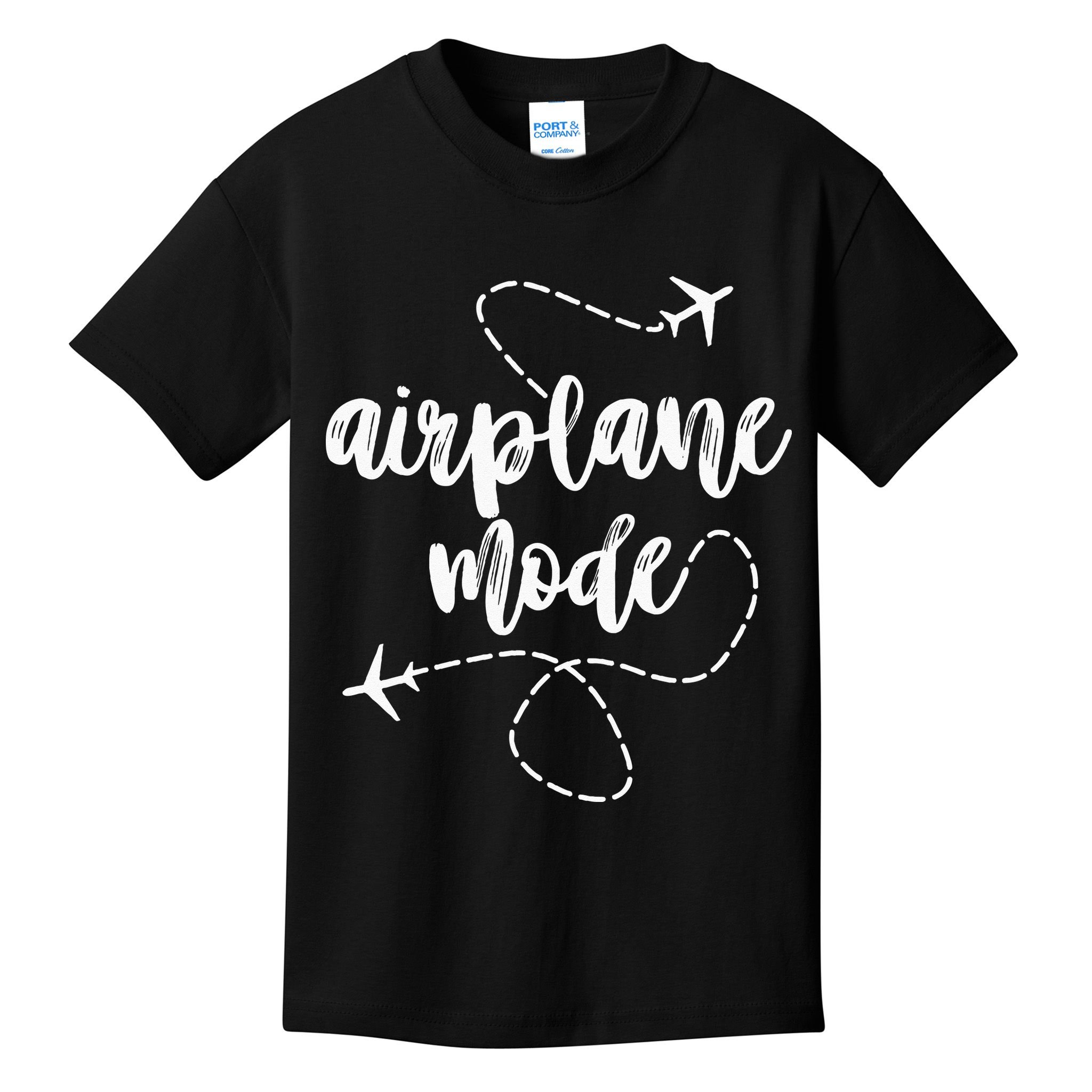 Mode Airplane Summer Vacation Travel Airplane Kids T-Shirt