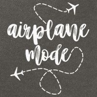 Mode Airplane Summer Vacation Travel Airplane Cotton Canvas Backpack
