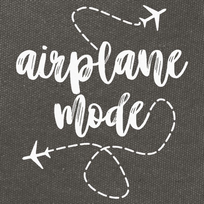 Mode Airplane Summer Vacation Travel Airplane Cotton Canvas Backpack