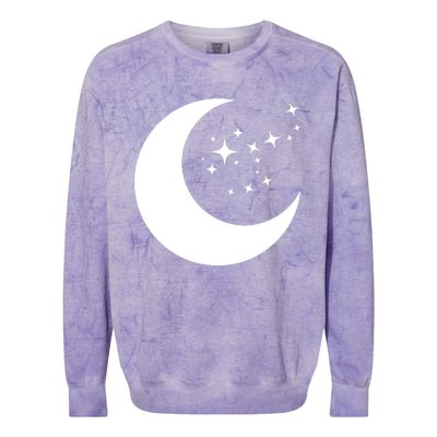 Moon And Stars Colorblast Crewneck Sweatshirt