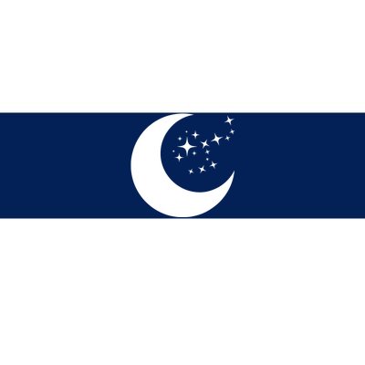 Moon And Stars Bumper Sticker