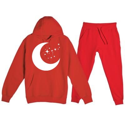 Moon And Stars Premium Hooded Sweatsuit Set