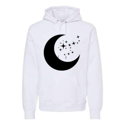 Moon And Stars Premium Hoodie