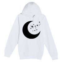 Moon And Stars Premium Pullover Hoodie