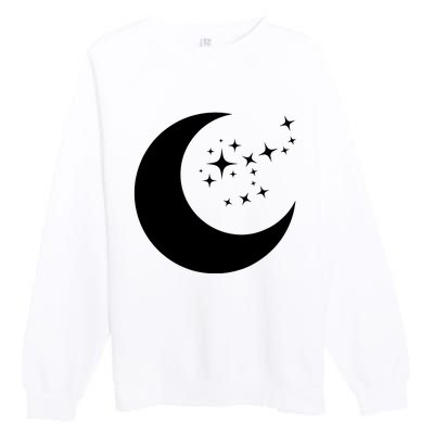 Moon And Stars Premium Crewneck Sweatshirt