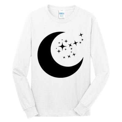 Moon And Stars Tall Long Sleeve T-Shirt