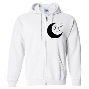 Moon And Stars Full Zip Hoodie