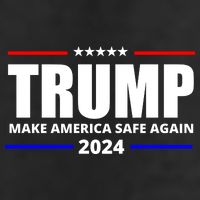 Make America Safe Again 2024 Trump 7 Panel Mesh Trucker Snapback Hat