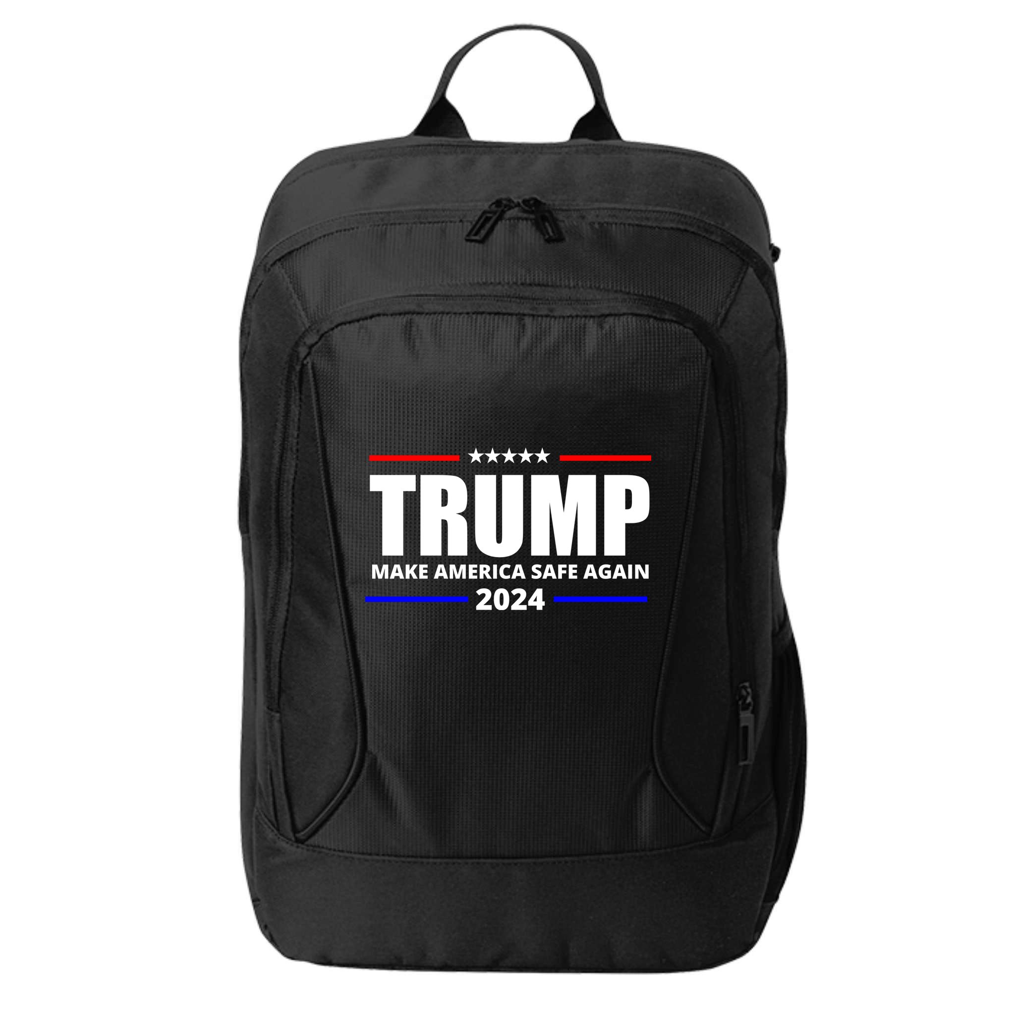 Make America Safe Again 2024 Trump City Backpack