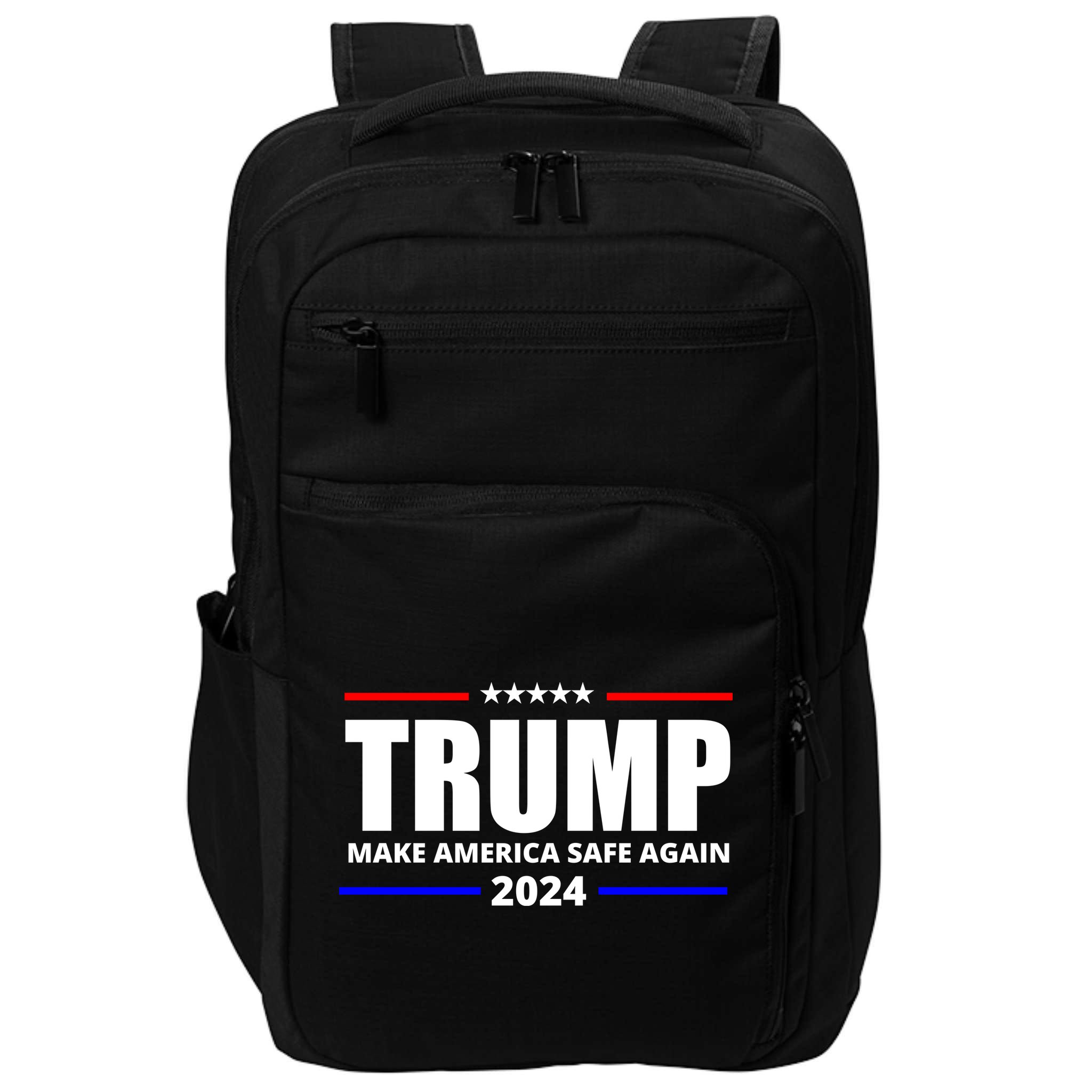 Make America Safe Again 2024 Trump Impact Tech Backpack