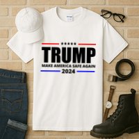 Make America Safe Again 2024 Trump Tall T-Shirt