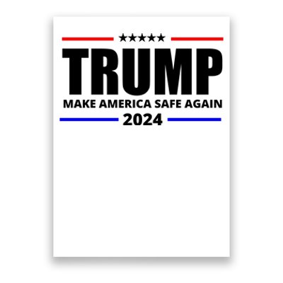 Make America Safe Again 2024 Trump Poster