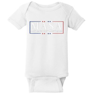 Make America Straight Again Political Funny Sarcastic Baby Bodysuit