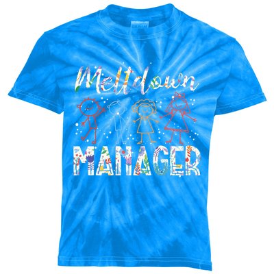 Meltdown Ager Sitter Great Gift Kids Tie-Dye T-Shirt