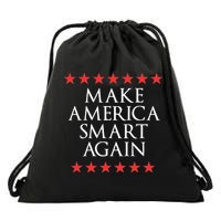 Make America Smart Again Drawstring Bag
