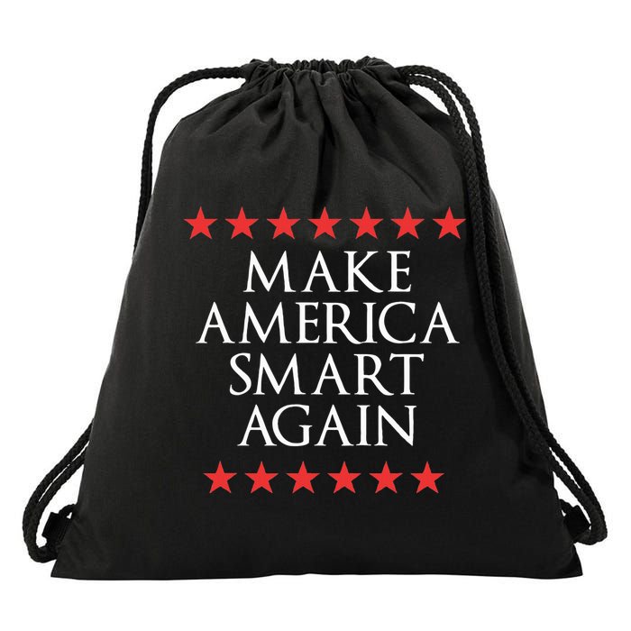 Make America Smart Again Drawstring Bag