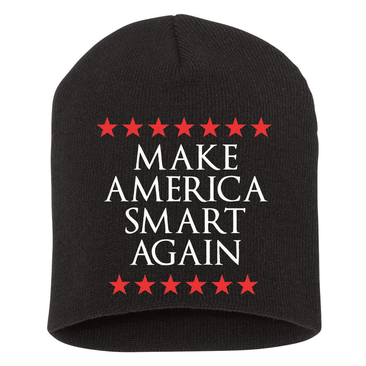 Make America Smart Again Short Acrylic Beanie