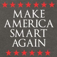 Make America Smart Again Cotton Canvas Backpack