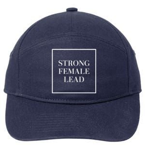 Minimalist Aesthetic Strong Female Lead Actress Actor Quote Gift 7-Panel Snapback Hat