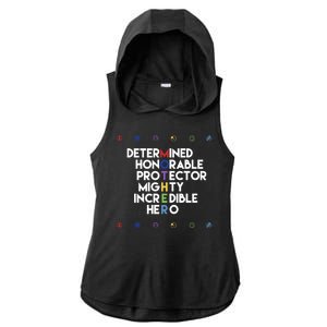 Marvel Avengers Super Hero Mothers Day Ladies PosiCharge Tri-Blend Wicking Draft Hoodie Tank