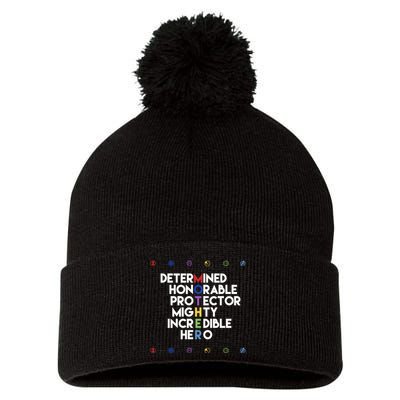 Marvel Avengers Super Hero Mothers Day Pom Pom 12in Knit Beanie
