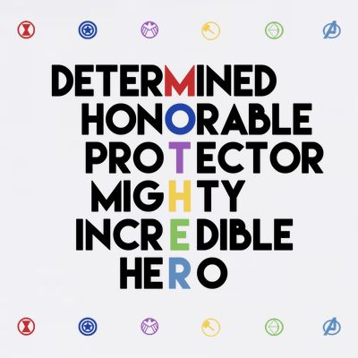Marvel Avengers Super Hero Mothers Day T-Shirt