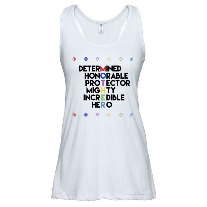 Marvel Avengers Super Hero Mothers Day Ladies Essential Flowy Tank