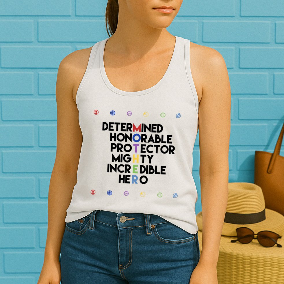 Marvel Avengers Super Hero Mothers Day Womens Tank Top