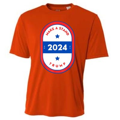 Make A Stand 2024 Trump Cooling Performance Crew T-Shirt