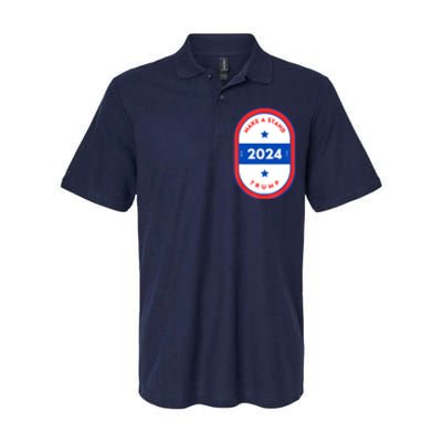 Make A Stand 2024 Trump Softstyle Adult Sport Polo