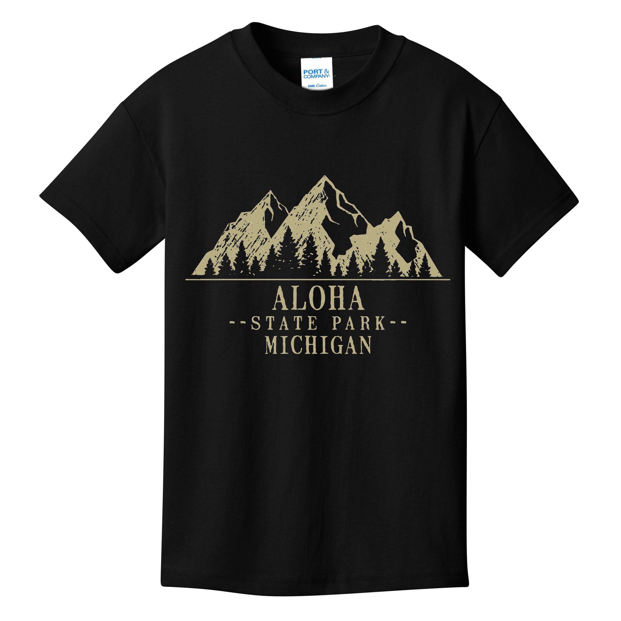 Michigan Aloha State Park Kids T-Shirt