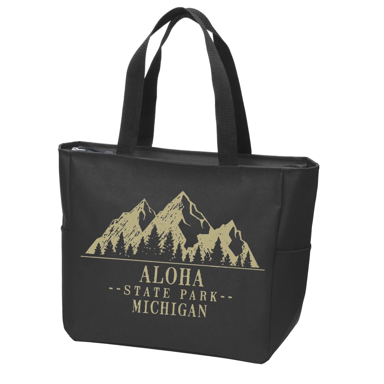 Michigan Aloha State Park Zip Tote Bag