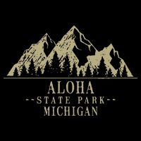 Michigan Aloha State Park Zip Tote Bag