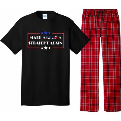 Make America Straight Again Political Funny Sarcastic Pajama Set