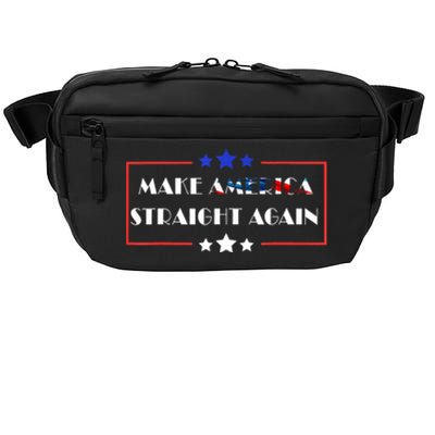 Make America Straight Again Political Funny Sarcastic Crossbody Pack