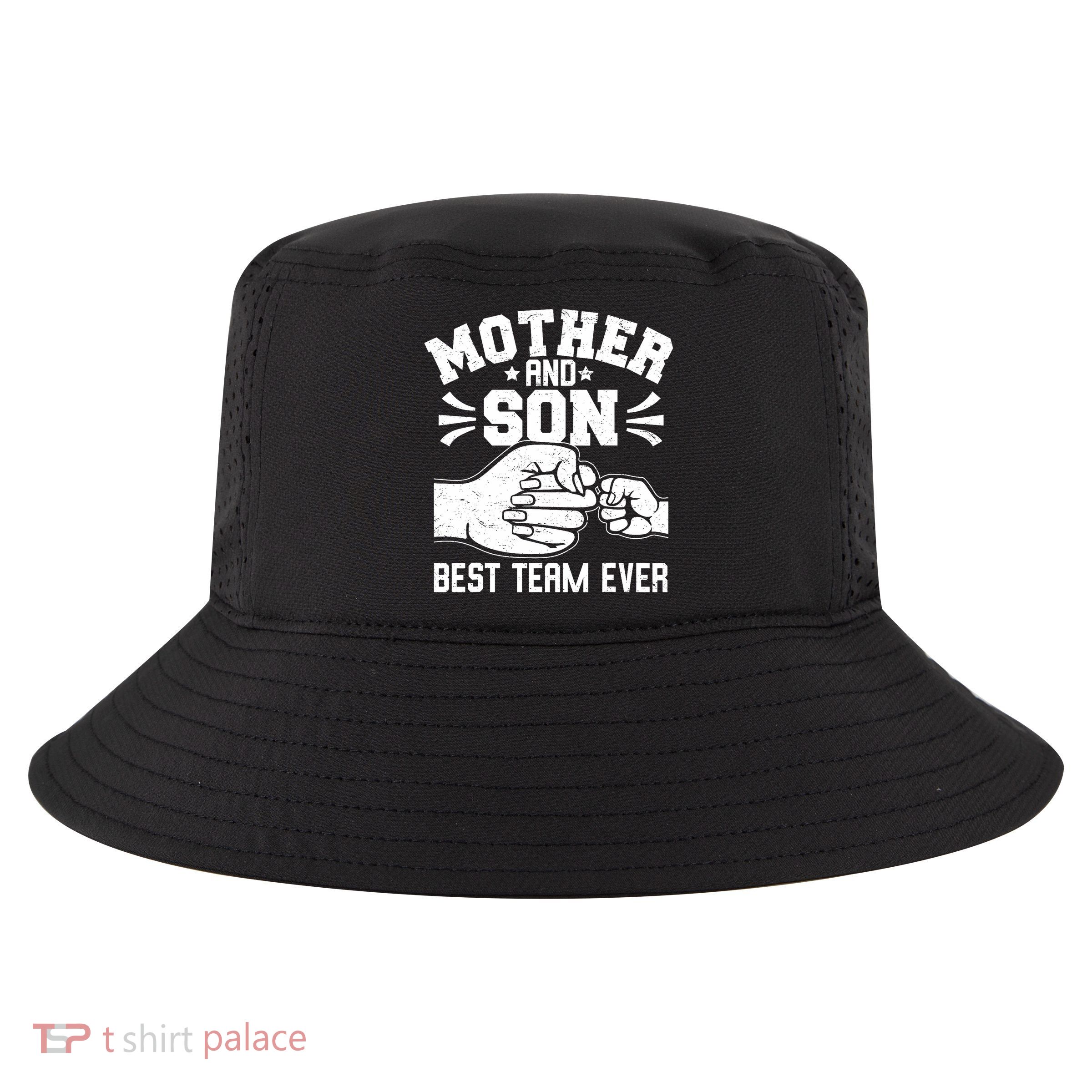 Mother And Son Best Team Ever Sons Mom Matching Mother's Day  Cool Comfort Performance Bucket Hat