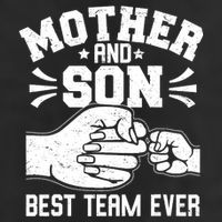 Mother And Son Best Team Ever Sons Mom Matching Mother's Day  Cool Comfort Performance Bucket Hat