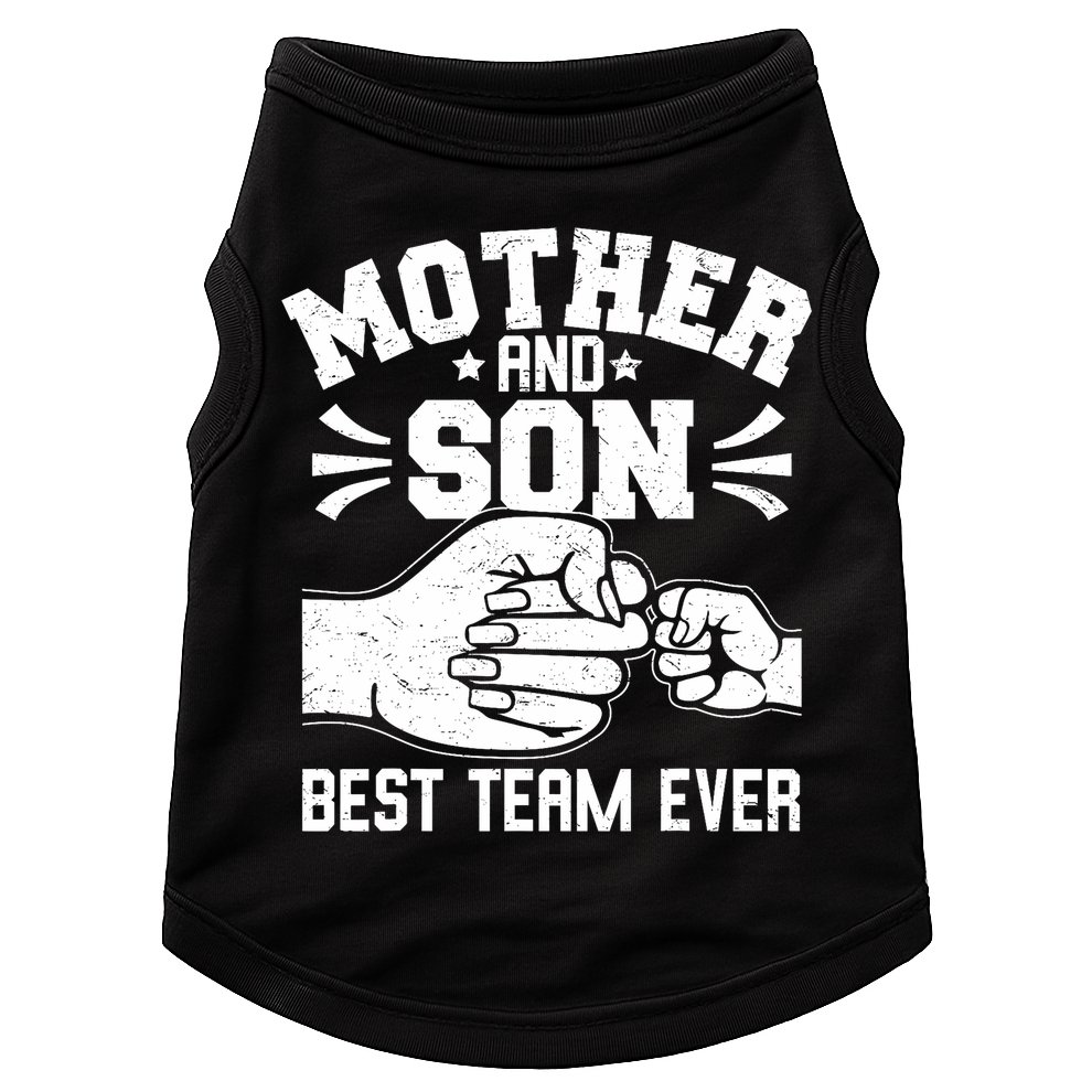Mother And Son Best Team Ever Sons Mom Matching Mother's Day  Doggie Tank