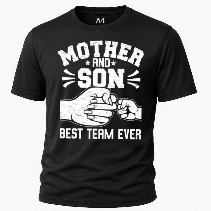 Mother And Son Best Team Ever Sons Mom Matching Mother's Day  Cooling Performance Crew T-Shirt