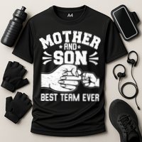 Mother And Son Best Team Ever Sons Mom Matching Mother's Day  Cooling Performance Crew T-Shirt