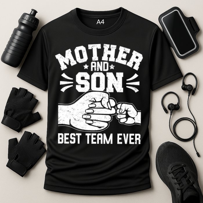 Mother And Son Best Team Ever Sons Mom Matching Mother's Day  Cooling Performance Crew T-Shirt