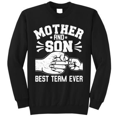 Mother And Son Best Team Ever Sons Mom Matching Mother's Day  Sweatshirt