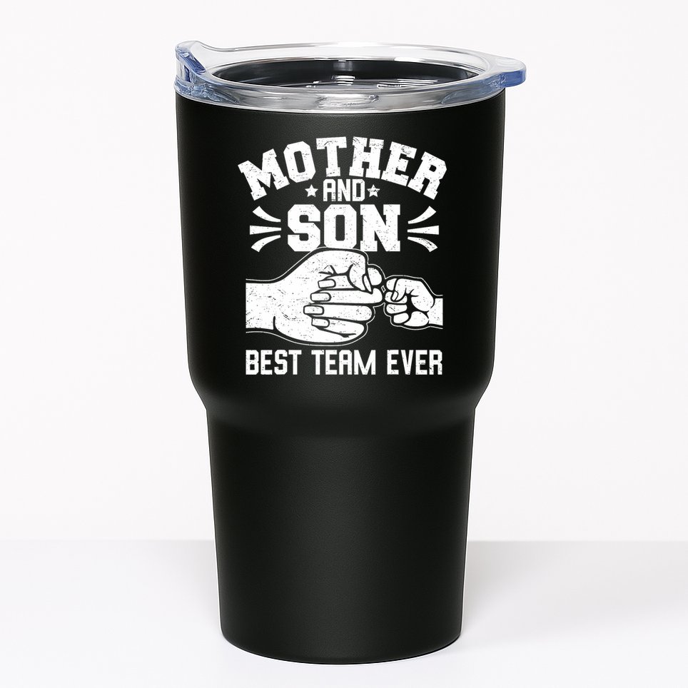 Mother And Son Best Team Ever Sons Mom Matching Mother's Day  Tumbler