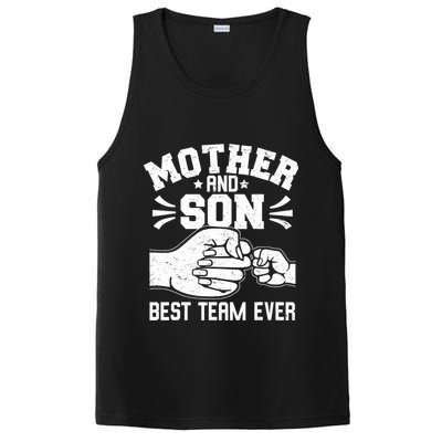 Mother And Son Best Team Ever Sons Mom Matching Mother's Day  PosiCharge Competitor Tank