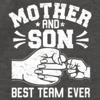 Mother And Son Best Team Ever Sons Mom Matching Mother's Day  Vector Backpack