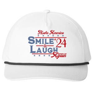 Make America Smile And Laugh Again 2024 Snapback Five-Panel Rope Hat