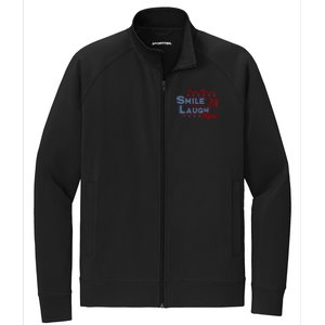 Make America Smile And Laugh Again 2024 Stretch Full-Zip Cadet Jacket