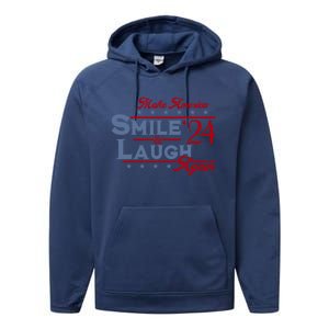 Make America Smile And Laugh Again 2024 Performance Fleece Hoodie